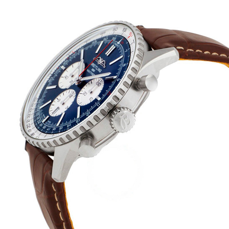 Relógio Navitimer Cronógrafo Cronômetro Automático Mostrador Azul 46 mm - Mercado de Luxo - O Maior E-Commerce de Bens, Produtos e Serviços de Luxo do Brasil.