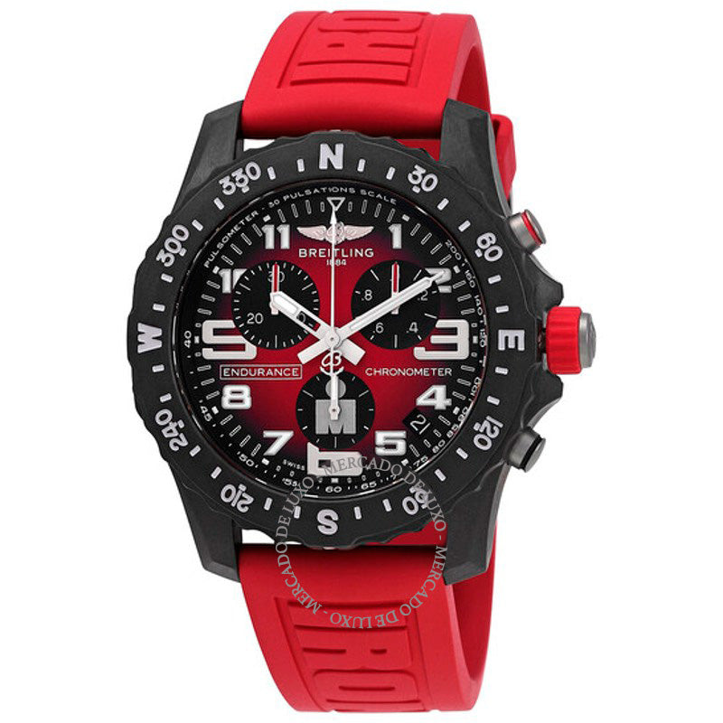 Relógio Endurance Pro Chronograph Quartz Chronometer Mostrador Vermelho 44 mm - Mercado de Luxo - O Maior E-Commerce de Bens, Produtos e Serviços de Luxo do Brasil.