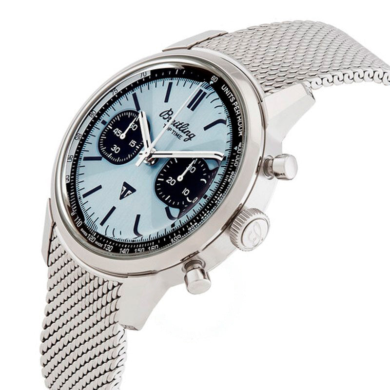 Relógio Top Time Chronograph Cronômetro Automático Mostrador Azul 41 mm - Mercado de Luxo - O Maior E-Commerce de Bens, Produtos e Serviços de Luxo do Brasil.