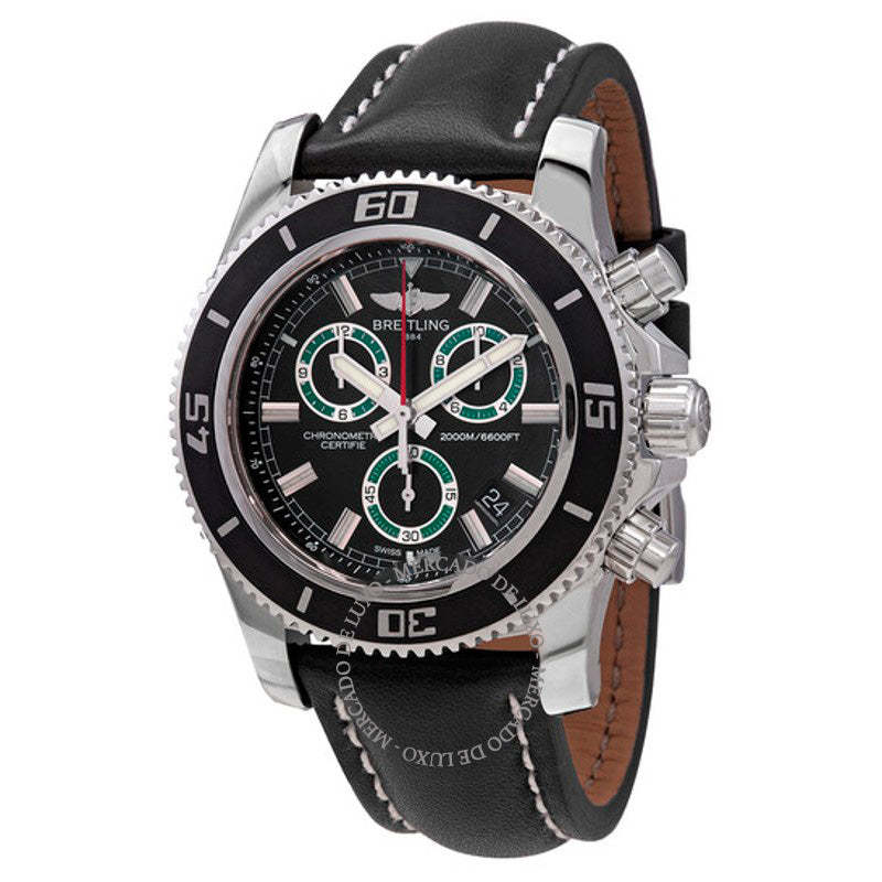 Relógio Cronômetro de quartzo Superocean Chronograph com mostrador preto 46 mm - Mercado de Luxo - O Maior E-Commerce de Bens, Produtos e Serviços de Luxo do Brasil.