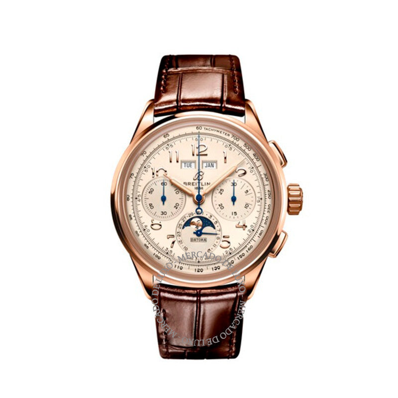 Relógio Premier B25 Datora Cronógrafo Automático Mostrador Marrom 42 mm - Mercado de Luxo - O Maior E-Commerce de Bens, Produtos e Serviços de Luxo do Brasil.
