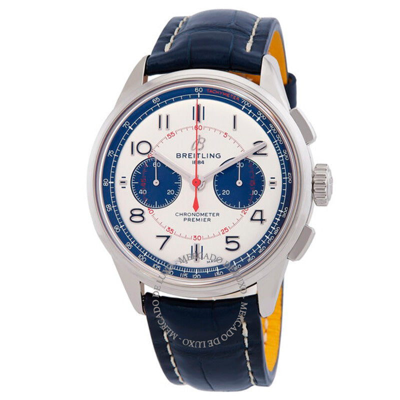 Relógio B01 Cronógrafo Cronômetro Automático Mostrador Prateado 42 mm - Mercado de Luxo - O Maior E-Commerce de Bens, Produtos e Serviços de Luxo do Brasil.