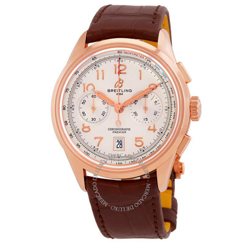 Relógio Premier B01 Cronógrafo Automático Mostrador Ouro Rosa 42 mm - Mercado de Luxo - O Maior E-Commerce de Bens, Produtos e Serviços de Luxo do Brasil.