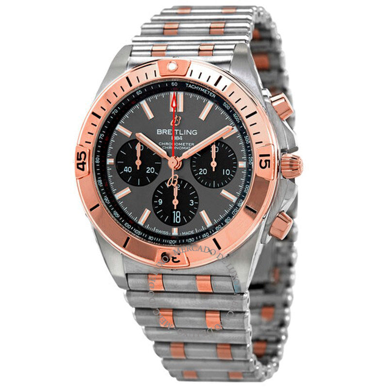 Relógio Chronomat B01 42 Cronógrafo Automático Mostrador Cinza 42 mm - Mercado de Luxo - O Maior E-Commerce de Bens, Produtos e Serviços de Luxo do Brasil.