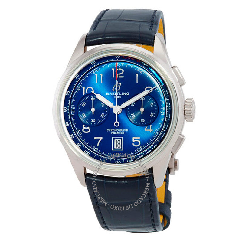 Relógio Premier B01 Cronógrafo 42 Automático Mostrador Azul 42 mm - Mercado de Luxo - O Maior E-Commerce de Bens, Produtos e Serviços de Luxo do Brasil.