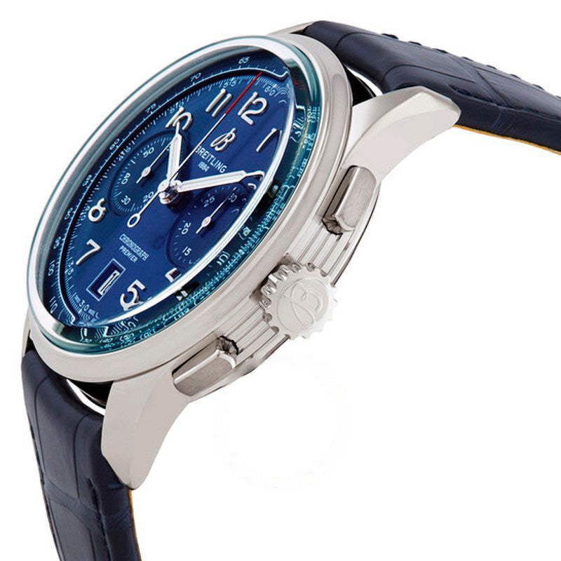 Relógio Premier B01 Cronógrafo 42 Automático Mostrador Azul 42 mm - Mercado de Luxo - O Maior E-Commerce de Bens, Produtos e Serviços de Luxo do Brasil.