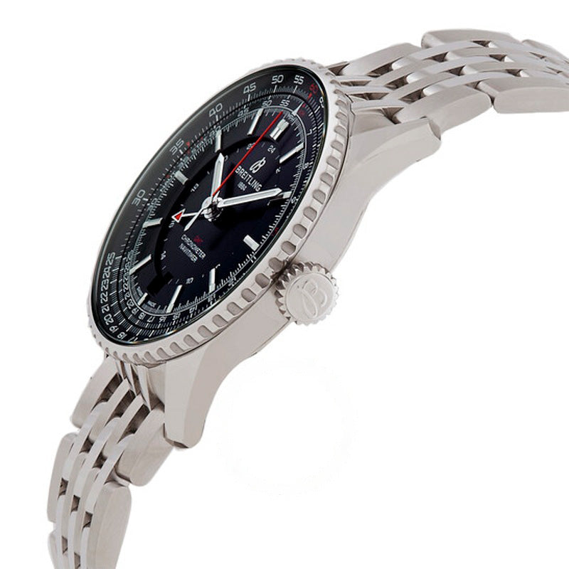 Relógio Navitimer GMT Cronômetro Automático Mostrador Preto 41 mm - Mercado de Luxo - O Maior E-Commerce de Bens, Produtos e Serviços de Luxo do Brasil.