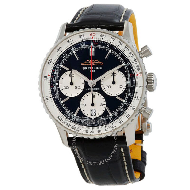 Relógio Navitimer B01 Cronógrafo Automático Mostrador Preto  - Mercado de Luxo - O Maior E-Commerce de Bens, Produtos e Serviços de Luxo do Brasil.