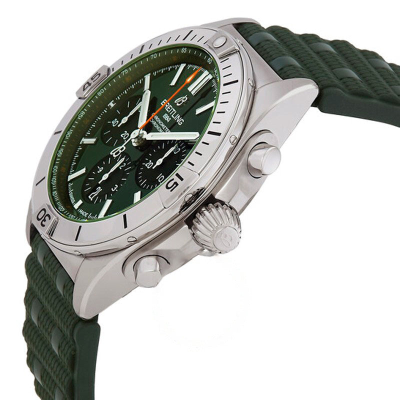 Relógio Chronomat B01 Cronógrafo Automático Mostrador Verde  - Mercado de Luxo - O Maior E-Commerce de Bens, Produtos e Serviços de Luxo do Brasil.