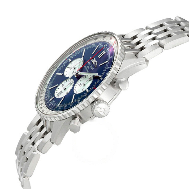 Relógio Navitimer B01 Cronógrafo Automático Mostrador Azul  - Mercado de Luxo - O Maior E-Commerce de Bens, Produtos e Serviços de Luxo do Brasil.