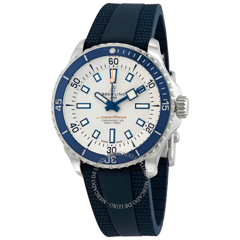 Relógio Superocean Cronômetro Automático Mostrador Prateado 42 mm - Mercado de Luxo - O Maior E-Commerce de Bens, Produtos e Serviços de Luxo do Brasil.