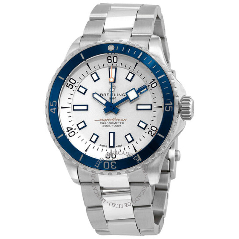 Relógio Superocean Cronômetro Automático Mostrador Prateado 42 mm - Mercado de Luxo - O Maior E-Commerce de Bens, Produtos e Serviços de Luxo do Brasil.