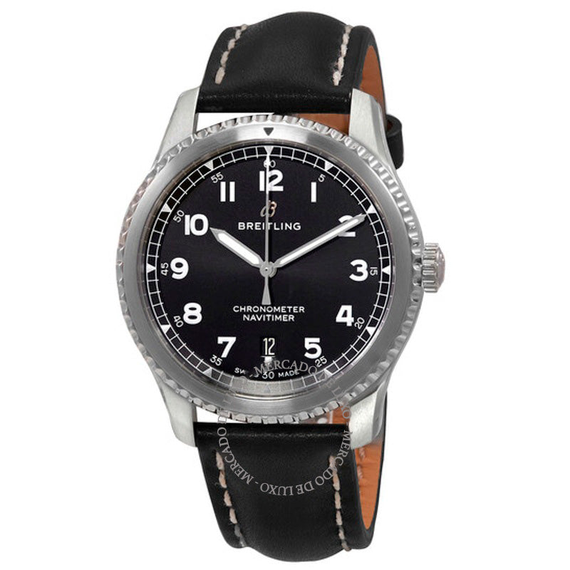 Relógio Navitimer 8 Cronômetro Automático Mostrador Preto 41 mm - Mercado de Luxo - O Maior E-Commerce de Bens, Produtos e Serviços de Luxo do Brasil.