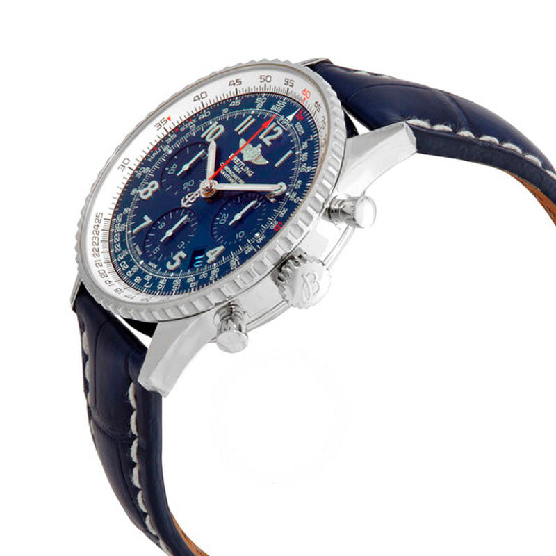 Relógio Navitimer 01 Cronógrafo Automático Mostrador Azul 43 mm - Mercado de Luxo - O Maior E-Commerce de Bens, Produtos e Serviços de Luxo do Brasil.