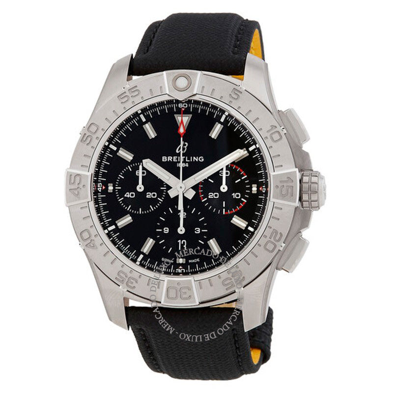 Relógio Cronógrafo Avenger B01 Automático Mostrador Preto 44 mm - Mercado de Luxo - O Maior E-Commerce de Bens, Produtos e Serviços de Luxo do Brasil.