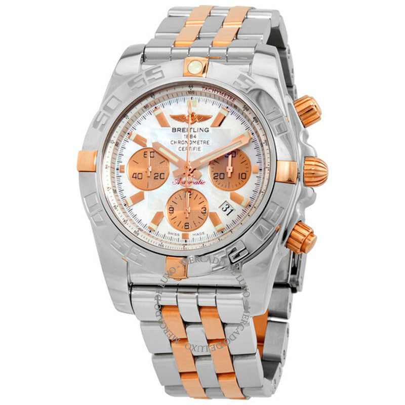 Relógio Chronomat 44 Cronógrafo Automático Dois Tons 44 mm - Mercado de Luxo - O Maior E-Commerce de Bens, Produtos e Serviços de Luxo do Brasil.