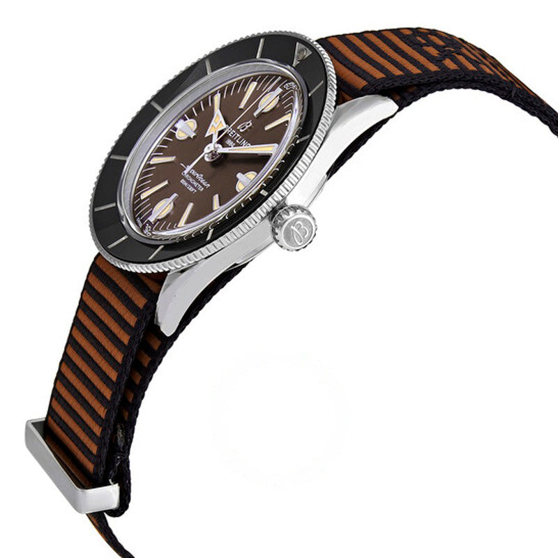 Relógio Superocean Heritage 57 Automático Mostrador Marrom 42 mm - Mercado de Luxo - O Maior E-Commerce de Bens, Produtos e Serviços de Luxo do Brasil.