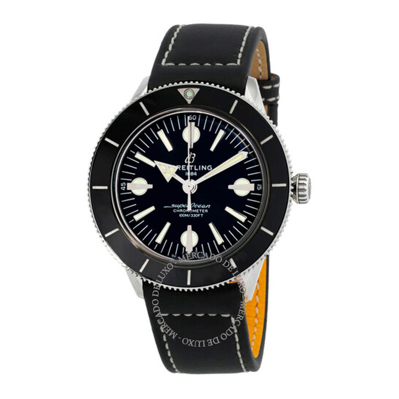 Relógio Superocean Heritage 57 Automático Mostrador Preto 42 mm - Mercado de Luxo - O Maior E-Commerce de Bens, Produtos e Serviços de Luxo do Brasil.