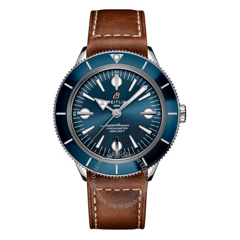 Relógio Superocean Heritage 57 Automático Mostrador Azul 42 mm - Mercado de Luxo - O Maior E-Commerce de Bens, Produtos e Serviços de Luxo do Brasil.