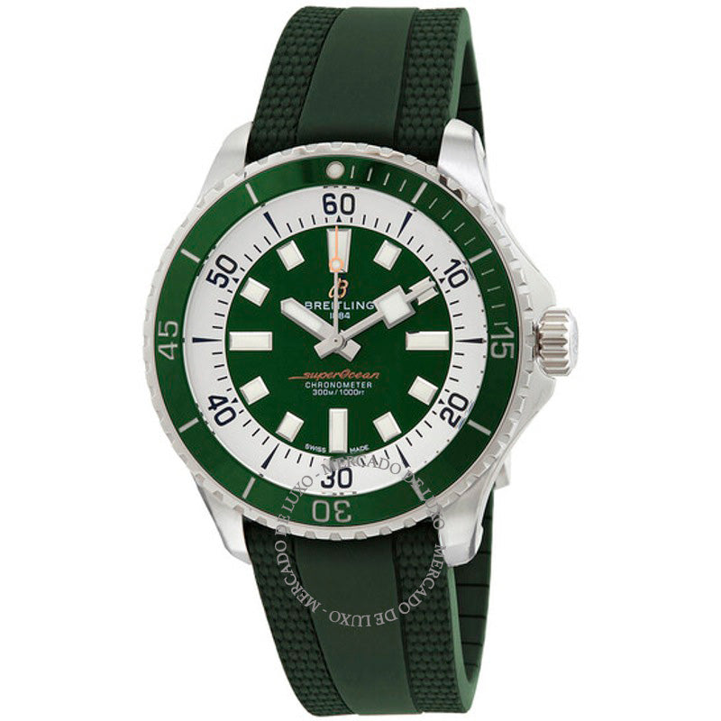 Relógio Superocean Cronômetro Automático Mostrador Verde 44 mm - Mercado de Luxo - O Maior E-Commerce de Bens, Produtos e Serviços de Luxo do Brasil.
