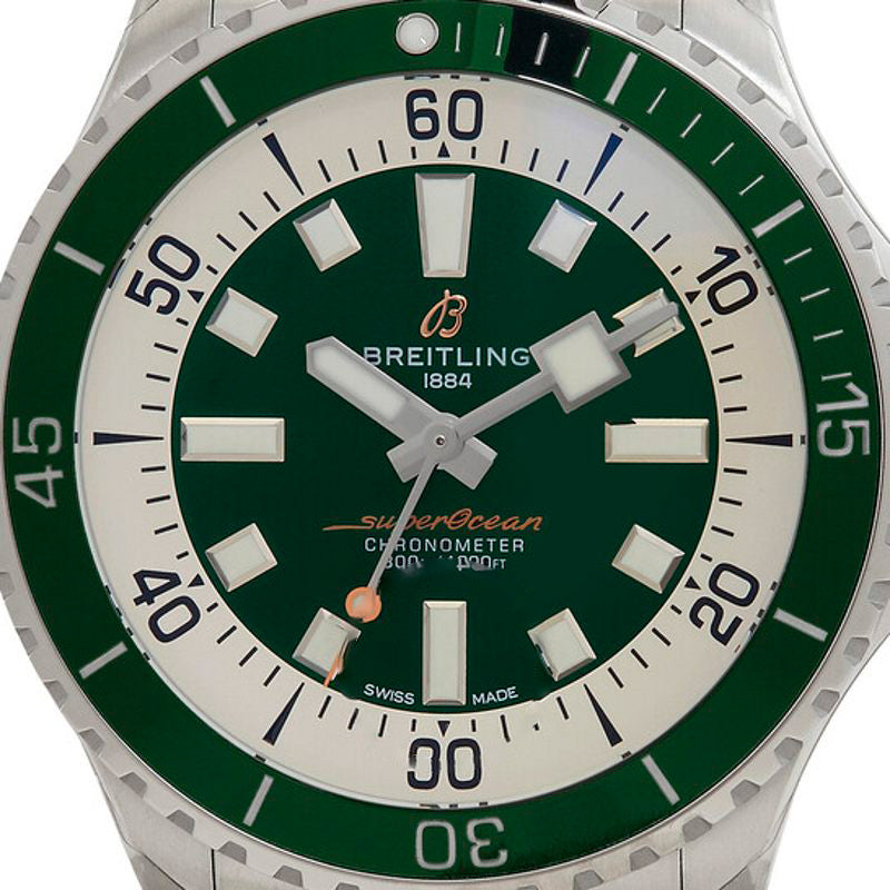 Relógio Superocean Cronômetro Automático Mostrador Verde 44 mm - Mercado de Luxo - O Maior E-Commerce de Bens, Produtos e Serviços de Luxo do Brasil.