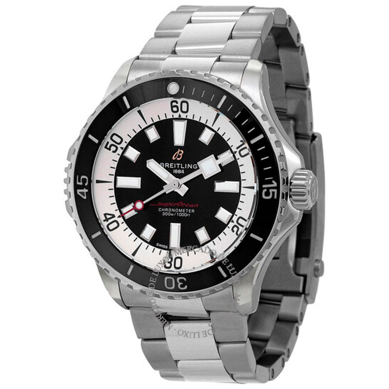 Relógio Superocean Cronômetro Automático Mostrador Preto 46 mm - Mercado de Luxo - O Maior E-Commerce de Bens, Produtos e Serviços de Luxo do Brasil.