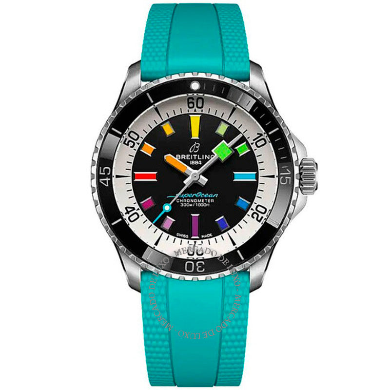 Relógio Superocean Cronômetro Automático Mostrador Preto 42 mm - Mercado de Luxo - O Maior E-Commerce de Bens, Produtos e Serviços de Luxo do Brasil.