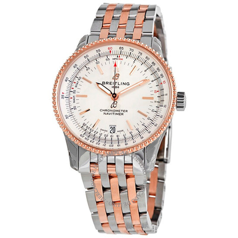 Relógio Navitimer Cronômetro Automático Mostrador Prateado 38 mm - Mercado de Luxo - O Maior E-Commerce de Bens, Produtos e Serviços de Luxo do Brasil.