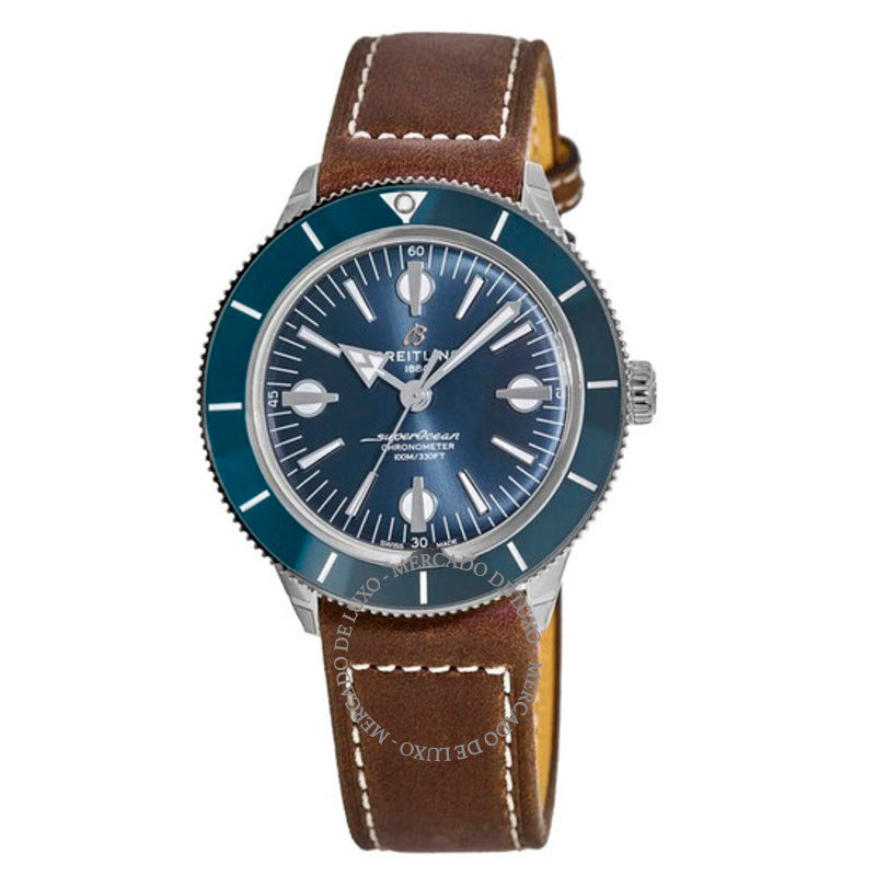 Relógio Superocean Heritage 57 Automático Mostrador Azul 42 mm - Mercado de Luxo - O Maior E-Commerce de Bens, Produtos e Serviços de Luxo do Brasil.