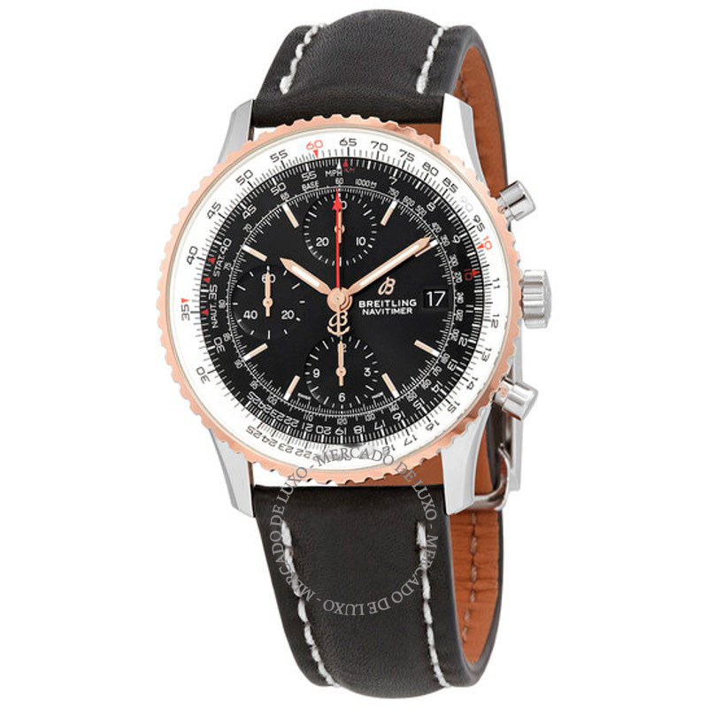 Relógio Navitimer Cronógrafo Automático Mostrador Preto 41 mm - Mercado de Luxo - O Maior E-Commerce de Bens, Produtos e Serviços de Luxo do Brasil.