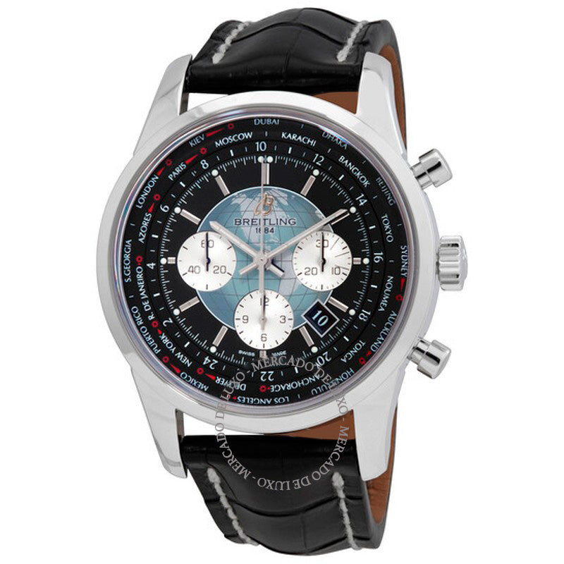 Relógio Transocean Chronograph Unitime Mostrador Preto 46 mm - Mercado de Luxo - O Maior E-Commerce de Bens, Produtos e Serviços de Luxo do Brasil.