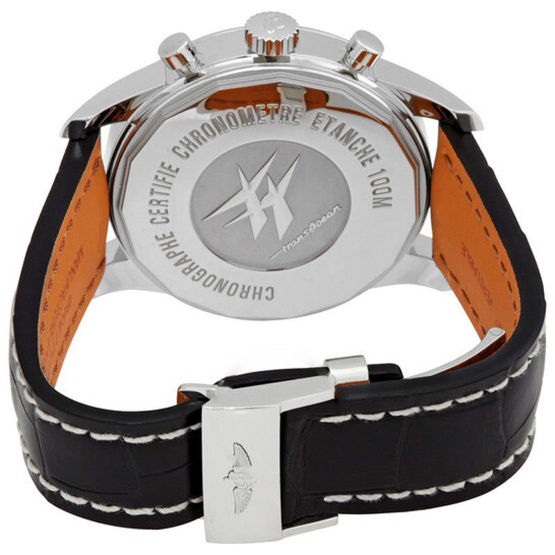 Relógio Transocean Chronograph Unitime Mostrador Preto 46 mm - Mercado de Luxo - O Maior E-Commerce de Bens, Produtos e Serviços de Luxo do Brasil.