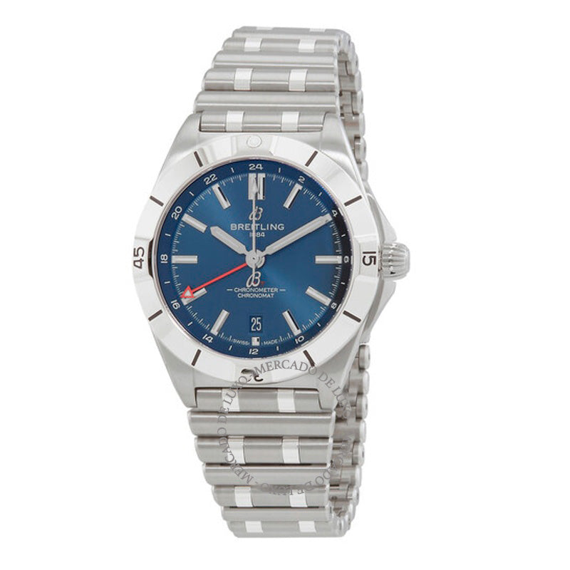 Relógio Chronomat Cronômetro Automático Mostrador Azul 40 mm - Mercado de Luxo - O Maior E-Commerce de Bens, Produtos e Serviços de Luxo do Brasil.