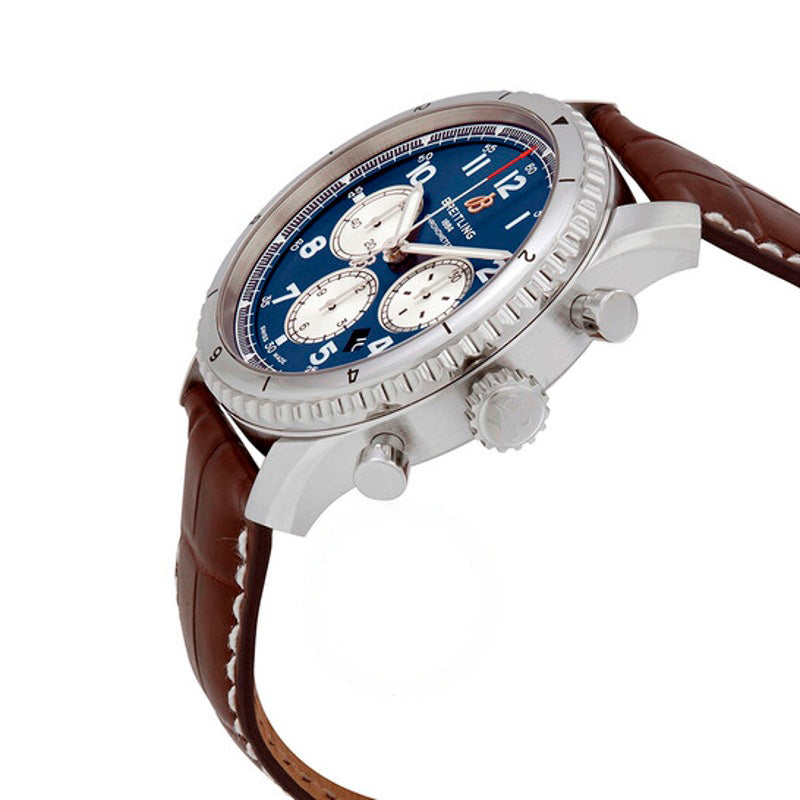 Relógio Aviator 8 Cronógrafo Automático Mostrador Azul 43 mm - Mercado de Luxo - O Maior E-Commerce de Bens, Produtos e Serviços de Luxo do Brasil.