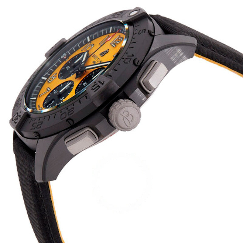 Relógio Cronógrafo Avenger Automático Mostrador Amarelo 44 mm - Mercado de Luxo - O Maior E-Commerce de Bens, Produtos e Serviços de Luxo do Brasil.