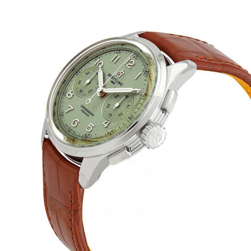 Relógio Premier Chronograph Hand Wind Mostrador Verde 40 mm - Mercado de Luxo - O Maior E-Commerce de Bens, Produtos e Serviços de Luxo do Brasil.