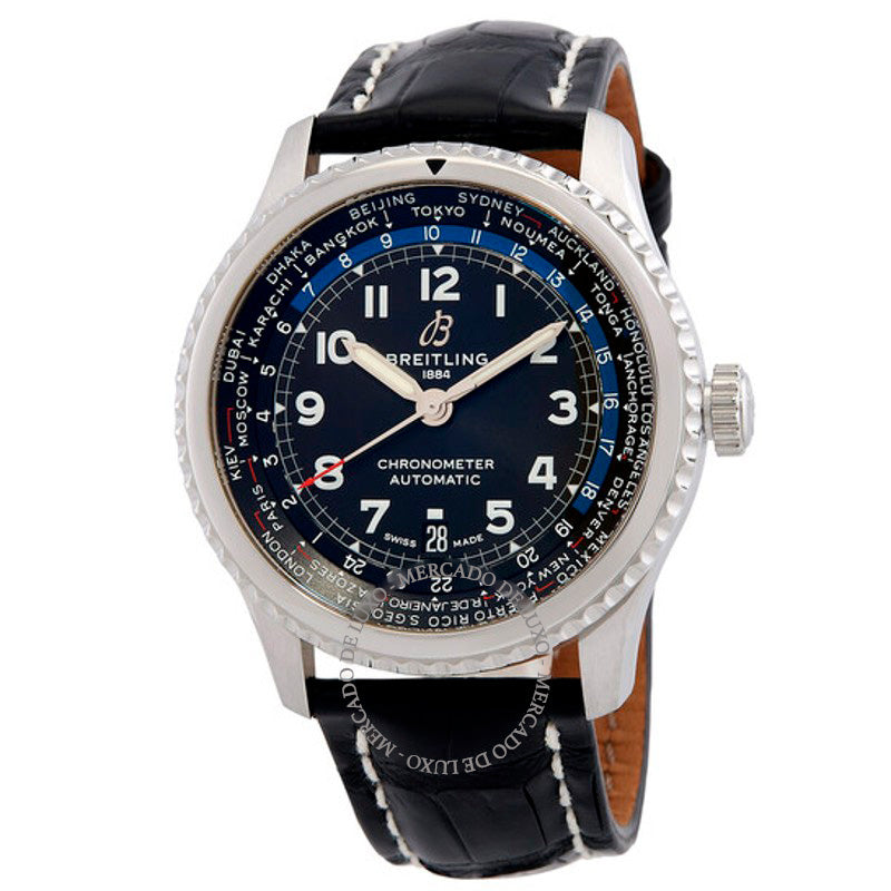 Relógio Navitimer 8 Unitime Automático Mostrador Preto 43 mm - Mercado de Luxo - O Maior E-Commerce de Bens, Produtos e Serviços de Luxo do Brasil.