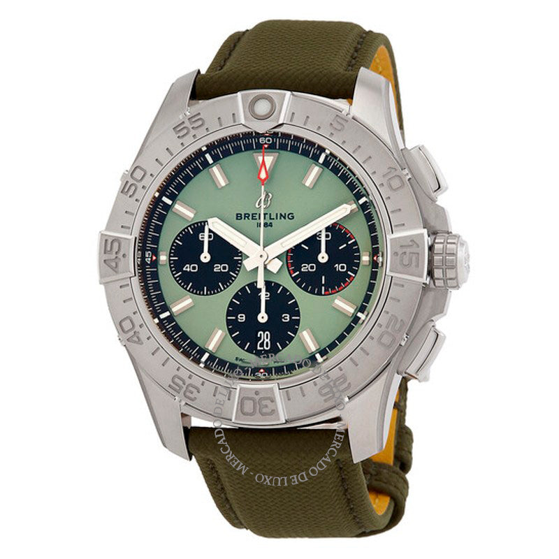 Relógio Cronógrafo Avenger Automático Mostrador Verde 44 mm - Mercado de Luxo - O Maior E-Commerce de Bens, Produtos e Serviços de Luxo do Brasil.