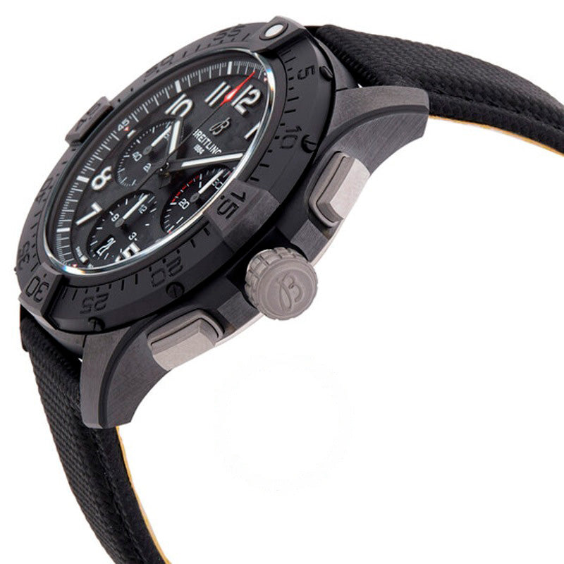 Relógio Cronógrafo Avenger Automático Mostrador Preto 44 mm - Mercado de Luxo - O Maior E-Commerce de Bens, Produtos e Serviços de Luxo do Brasil.