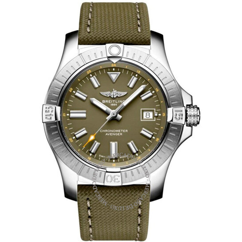 Relógio Cronômetro Automático Avenger Mostrador Verde 43 mm - Mercado de Luxo - O Maior E-Commerce de Bens, Produtos e Serviços de Luxo do Brasil.