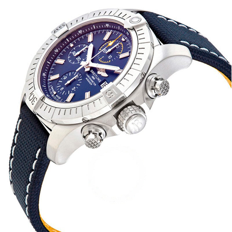 Relógio Cronógrafo Avenger Automático Mostrador Azul 45 mm - Mercado de Luxo - O Maior E-Commerce de Bens, Produtos e Serviços de Luxo do Brasil.