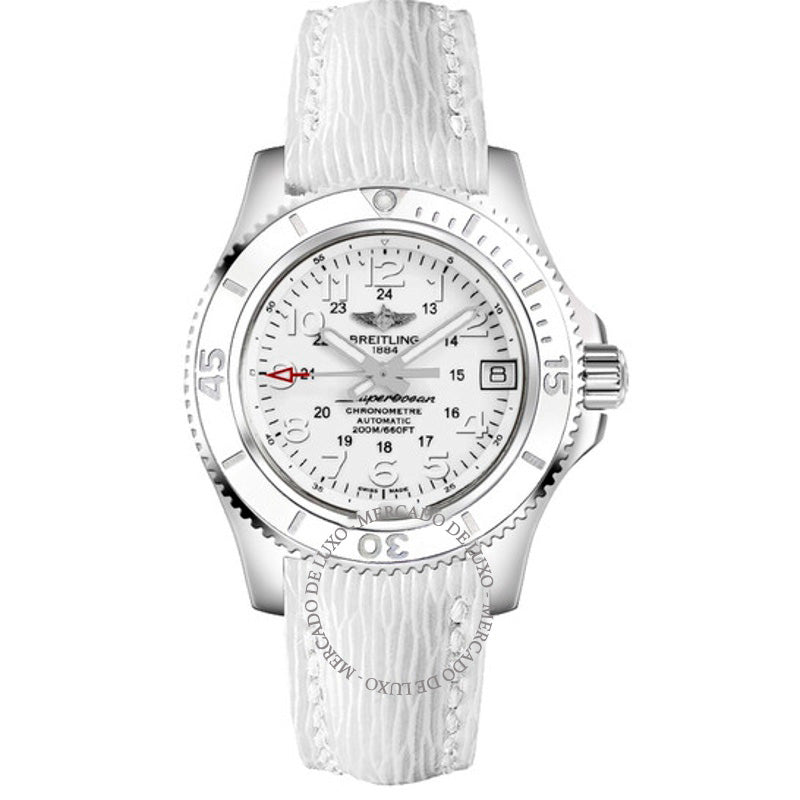 Relógio Superocean II 36 Automático Mostrador Branco 36 mm - Mercado de Luxo - O Maior E-Commerce de Bens, Produtos e Serviços de Luxo do Brasil.