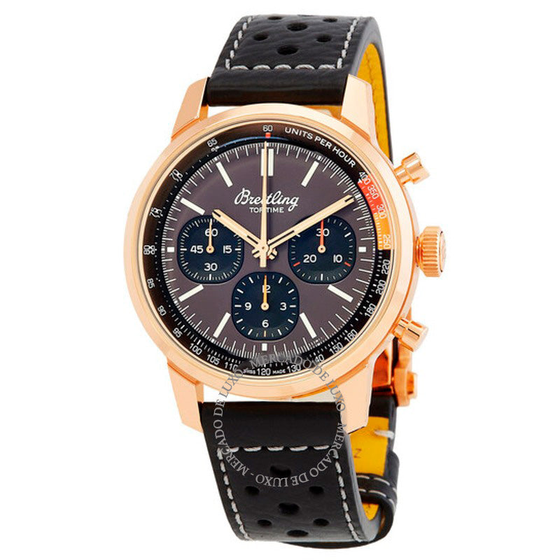 Relógio Top Time B01 Cronógrafo Mostrador Marrom 41 mm - Mercado de Luxo - O Maior E-Commerce de Bens, Produtos e Serviços de Luxo do Brasil.