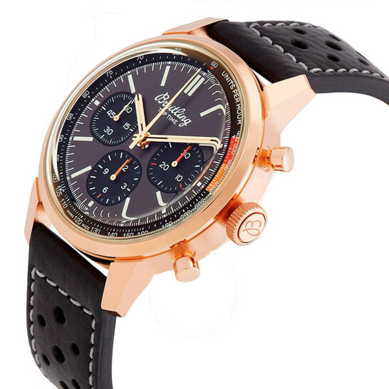 Relógio Top Time B01 Cronógrafo Mostrador Marrom 41 mm - Mercado de Luxo - O Maior E-Commerce de Bens, Produtos e Serviços de Luxo do Brasil.
