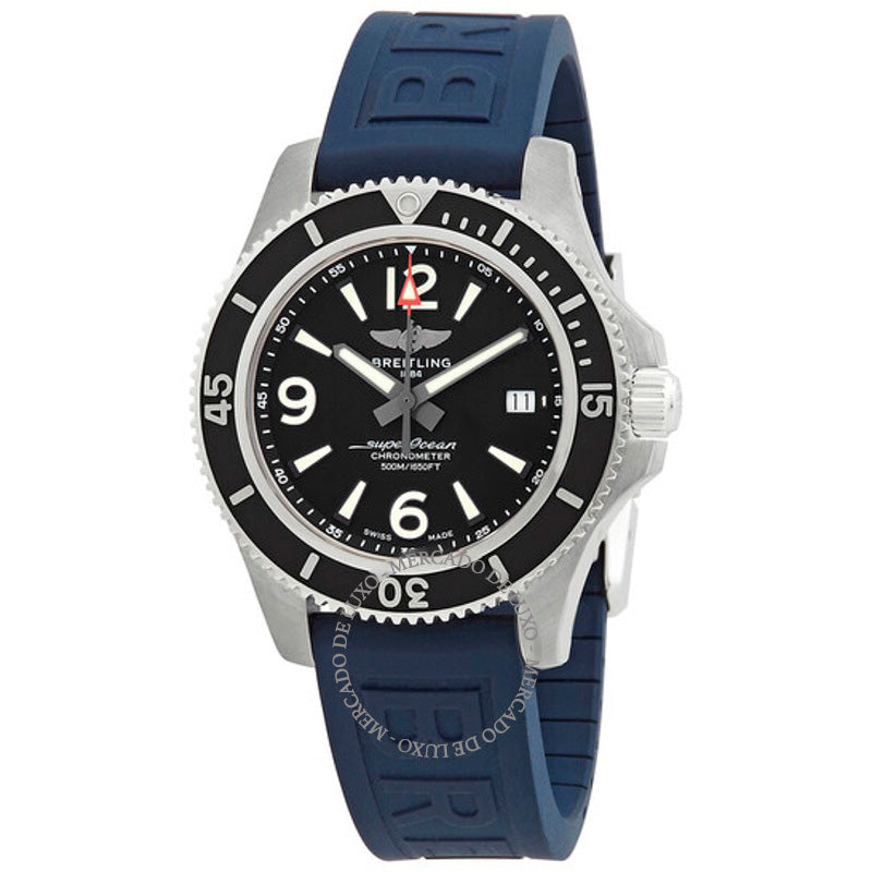 Relógio Superocean 42 Automático Mostrador Preto 42 mm - Mercado de Luxo - O Maior E-Commerce de Bens, Produtos e Serviços de Luxo do Brasil.