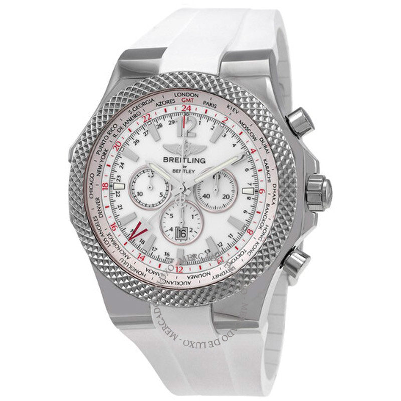 Relógio Bentley GMT Automático Mostrador Prateado 49 mm - Mercado de Luxo - O Maior E-Commerce de Bens, Produtos e Serviços de Luxo do Brasil.