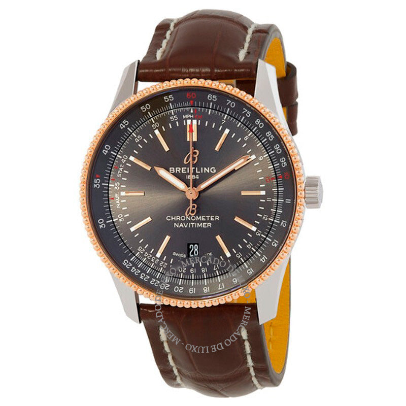 Relógio Navitimer 41 Automático Mostrador Cinza 41 mm - Mercado de Luxo - O Maior E-Commerce de Bens, Produtos e Serviços de Luxo do Brasil.
