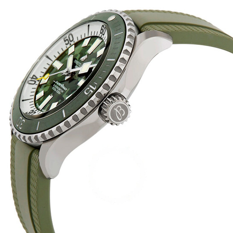 Relógio Superocean Automático Mostrador Verde 46 mm - Mercado de Luxo - O Maior E-Commerce de Bens, Produtos e Serviços de Luxo do Brasil.