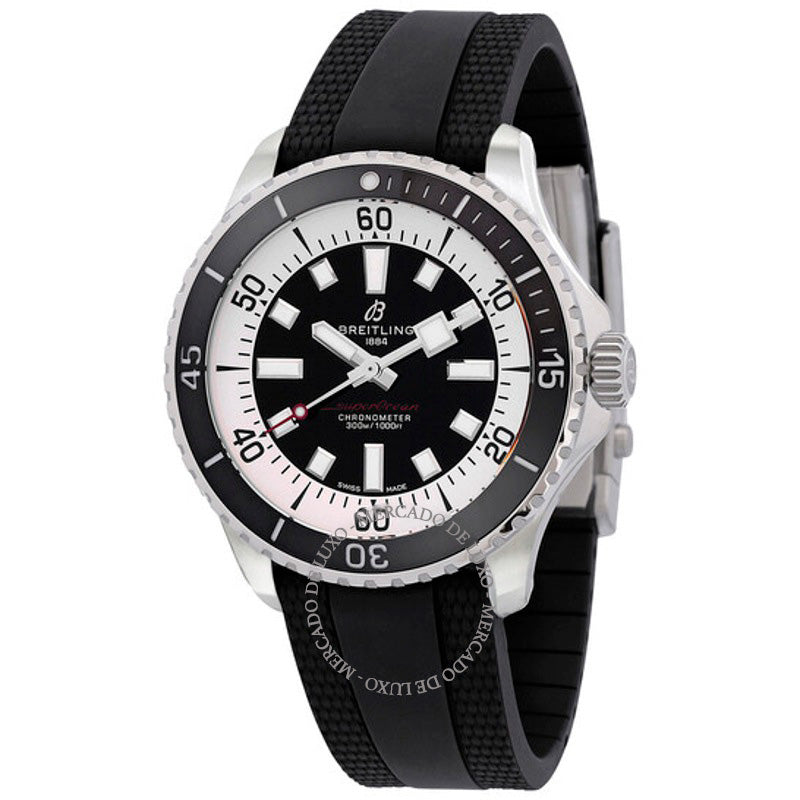 Relógio Superocean Automático Mostrador Preto 44 mm - Mercado de Luxo - O Maior E-Commerce de Bens, Produtos e Serviços de Luxo do Brasil.