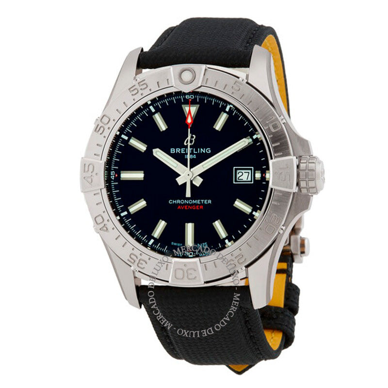 Relógio Avenger 42 Automático Mostrador Preto 42 mm - Mercado de Luxo - O Maior E-Commerce de Bens, Produtos e Serviços de Luxo do Brasil.